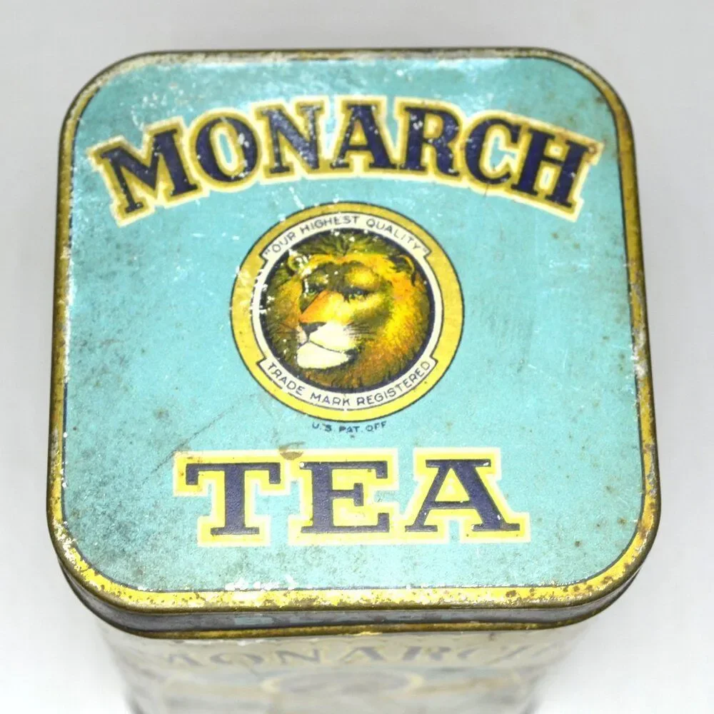 Vintage Monarch Tea Tin Reid, Murdoch & Co.